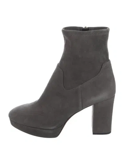 Pre-owned Joie Suede Boots In Gray