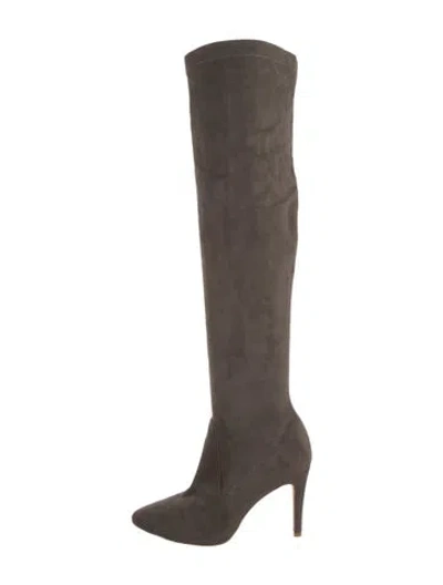 Pre-owned Joie Suede Boots In Green