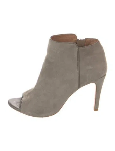 Pre-owned Joie Suede Boots In Grey