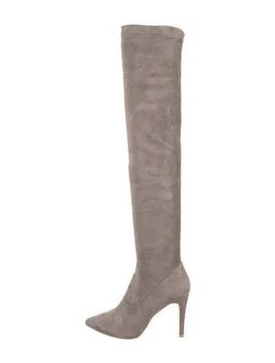 Pre-owned Joie Suede Boots In Neutrals