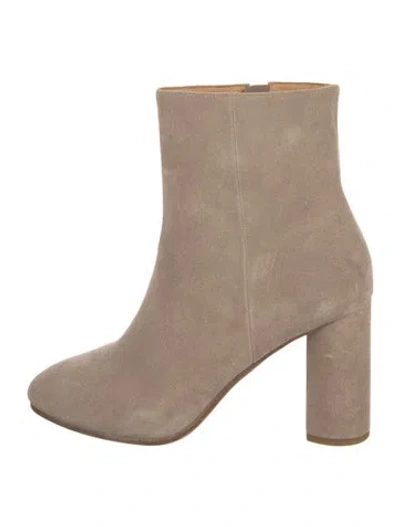 Pre-owned Joie Suede Boots In Neutrals