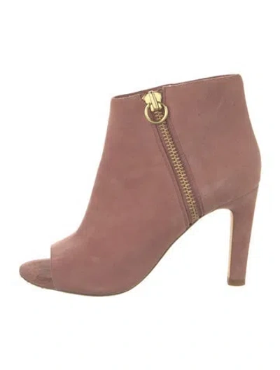 Pre-owned Joie Suede Boots In Pink