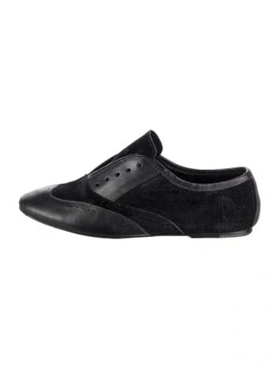 Pre-owned Joie Suede Oxfords In Black