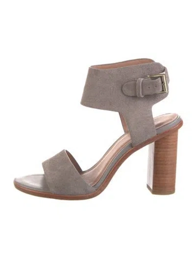 Pre-owned Joie Suede Sandals In Neutrals