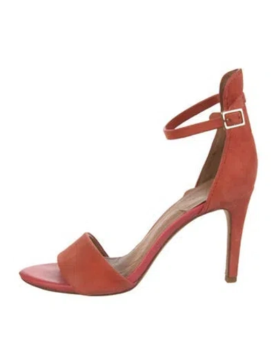 Pre-owned Joie Suede Sandals In Pink