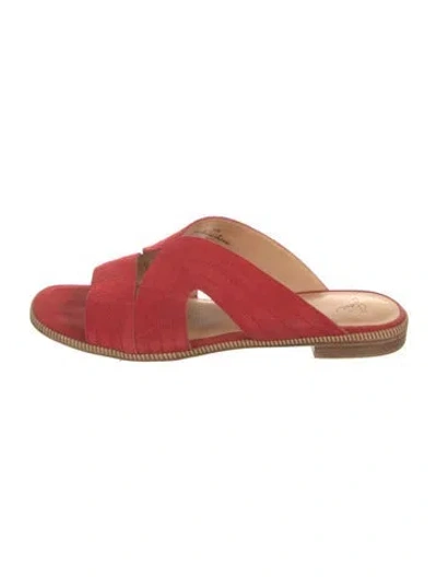 Pre-owned Joie Suede Slides