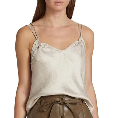 Joie Surene Cami In Silver Cloud Grey In Multi