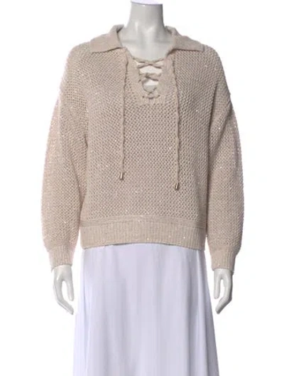 Pre-owned Joie Sweater In Neutral
