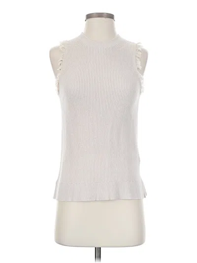 Pre-owned Joie Sweater Vest In Ivory