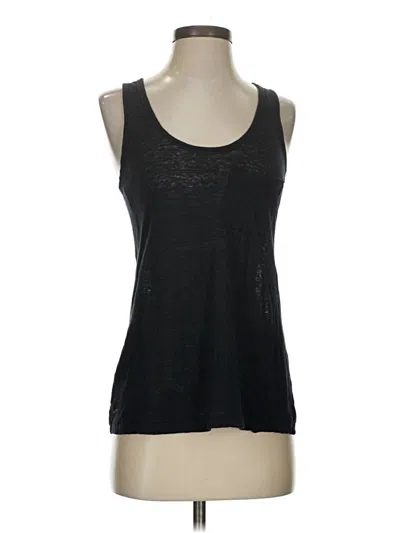 Pre-owned Joie Tank Top Black Halter Neckline Tops