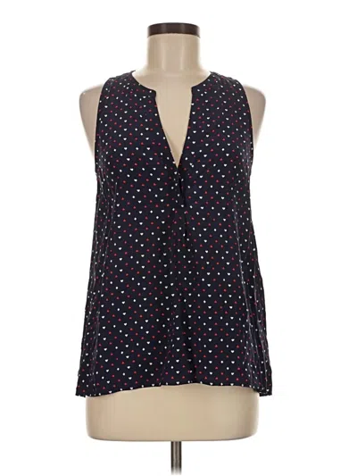 Pre-owned Joie Tank Top Blue Halter Neckline Tops