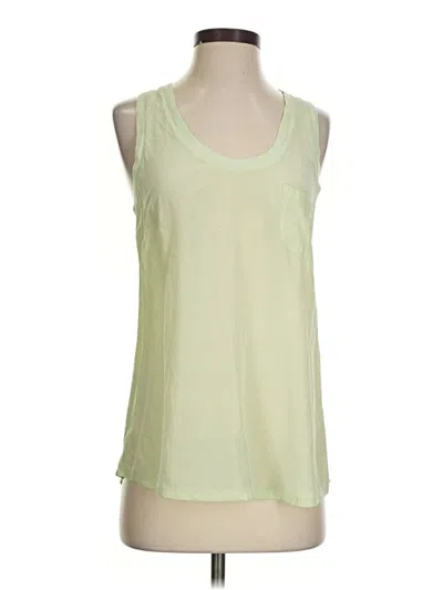 Pre-owned Joie Tank Top Green Scoop Neck Tops