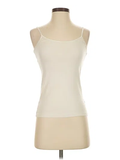 Pre-owned Joie Tank Top Ivory Strapless Neckline Tops In White