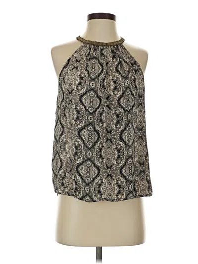 Pre-owned Joie Tank Top Silver Halter Neckline Tops