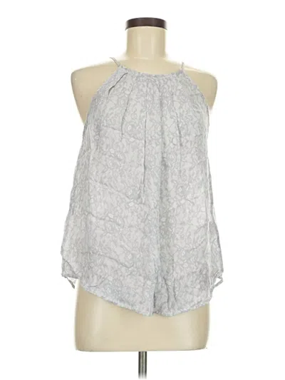 Pre-owned Joie Tank Top Silver Halter Neckline Tops