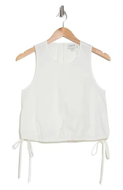 Joie Tess Tie Hem Tank In Porcelain