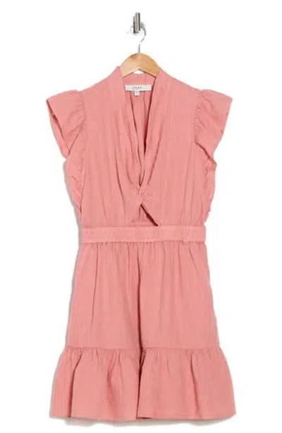 Joie The Stevie Linen Dress In Canyon Rose