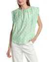 JOIE JOIE TIE NECK BLOUSE