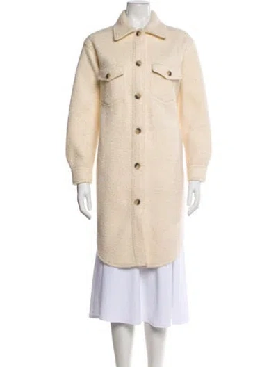 Pre-owned Joie Trench Coat In Neutral