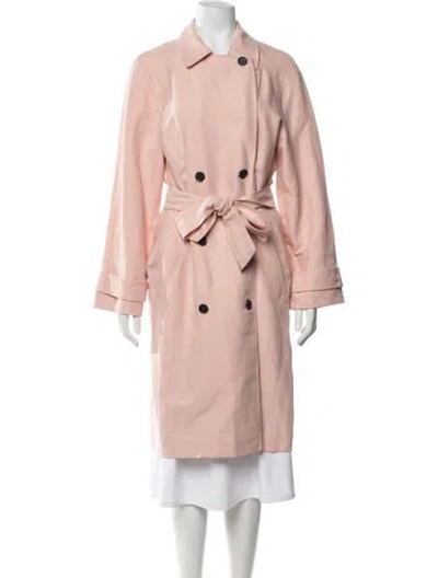 Pre-owned Joie Trench Coat In Pink