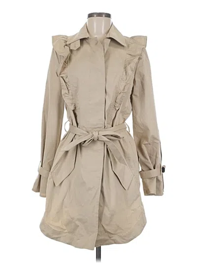 Pre-owned Joie Trenchcoat In Tan