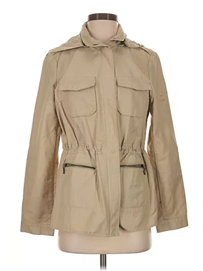 Pre-owned Joie Trenchcoat In Tan