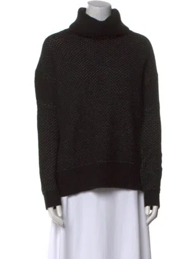 Pre-owned Joie Turtleneck Sweater In Black