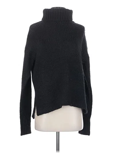 Pre-owned Joie Turtleneck Sweater In Black