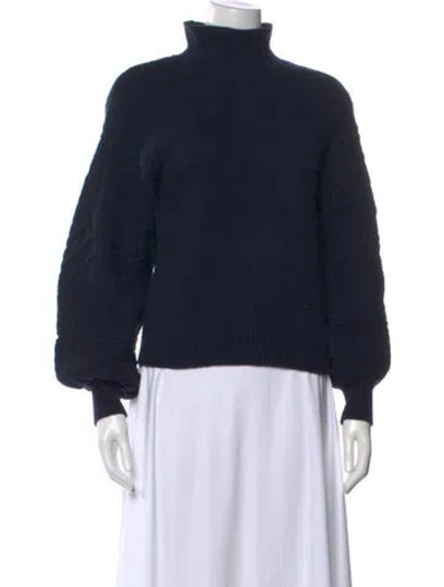 Pre-owned Joie Turtleneck Sweater In Blue