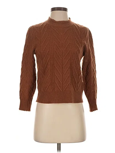 Pre-owned Joie Turtleneck Sweater In Brown