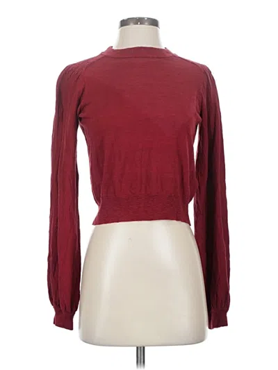 Pre-owned Joie Turtleneck Sweater In Burgundy
