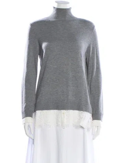 Pre-owned Joie Turtleneck Sweater In Gray