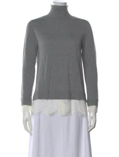 Pre-owned Joie Turtleneck Sweater In Gray