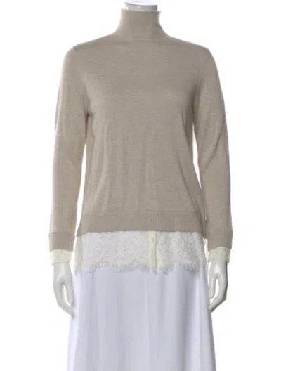 Pre-owned Joie Turtleneck Sweater In Neutral