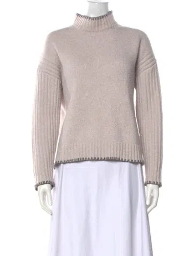 Pre-owned Joie Turtleneck Sweater In Pink
