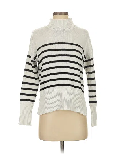 Pre-owned Joie Turtleneck Sweater In White