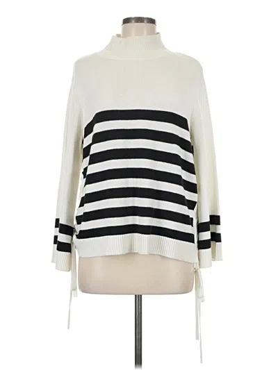 Pre-owned Joie Turtleneck Sweater In White