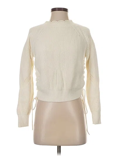 Pre-owned Joie Turtleneck Sweater In White