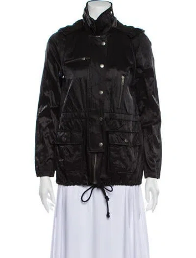 Pre-owned Joie Utility Jacket In Black