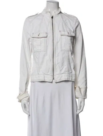 Pre-owned Joie Utility Jacket In Neutrals