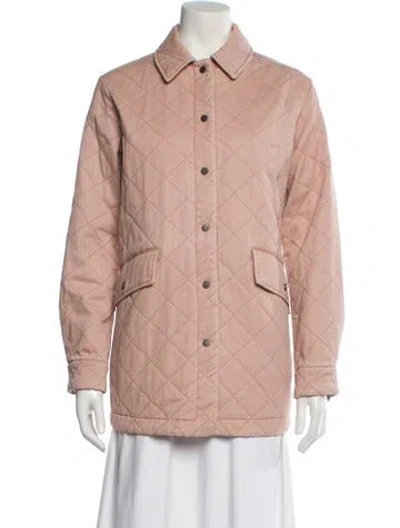 Pre-owned Joie Utility Jacket In Pink