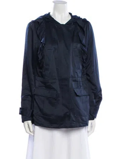 Pre-owned Joie Utility Jacket W/ Tags In Blue