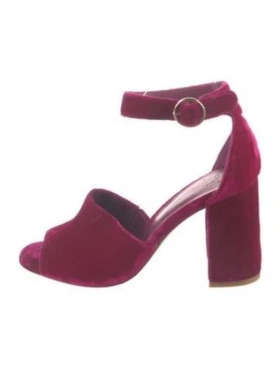 Pre-owned Joie Velvet In Pink