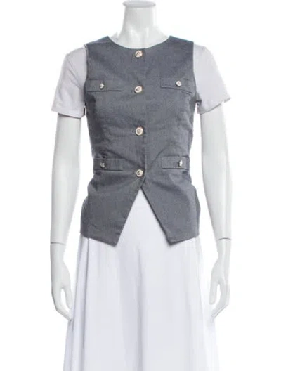 Pre-owned Joie Vest In Gray