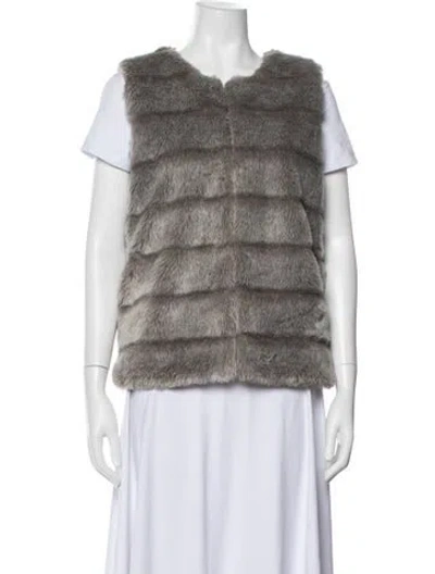 Pre-owned Joie Vest In Gray