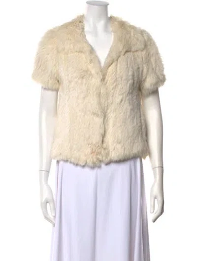 Pre-owned Joie V-neck Sweater In Neutrals