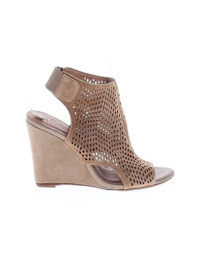 Pre-owned Joie Wedges In Tan