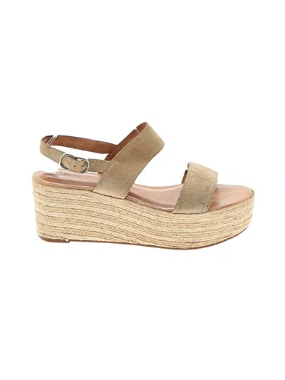 Pre-owned Joie Wedges In Tan