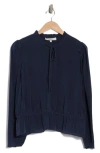 Joie Willow Long Sleeve Top In Navy Blazer