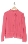 Joie Willow Long Sleeve Top In Rapture Rose